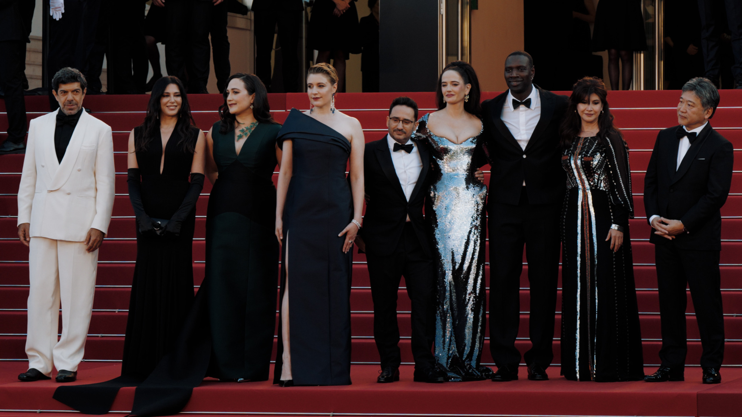 Pier Francesco Favino, Nadine Labaki,Lily Gladstone, Greta Gerwig, Juan Antonio Bayona, Eva Green, Omar Sy, Ebru Ceylan, Kore-Eda Hirokazu