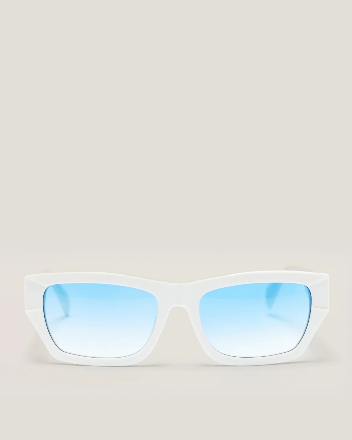 White with blue lenses sunglasses: €170.00