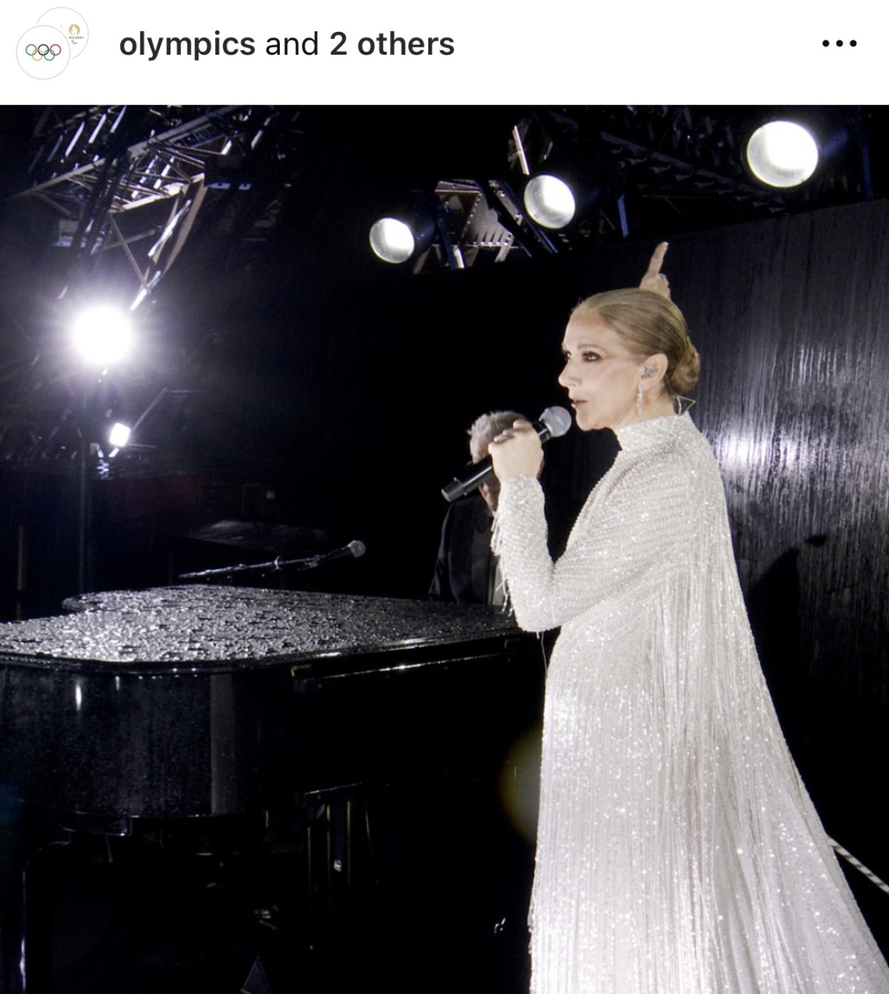 Céline Dion In Dior dress