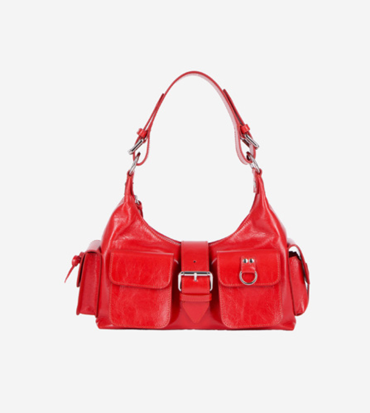 SAC AMELIA CUIR TRAITEMENT VINTAGE ROUGE: €445