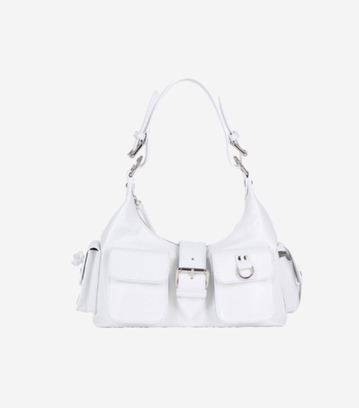 SAC AMELIA CUIR TRAITEMENT VINTAGE BLANC: €445