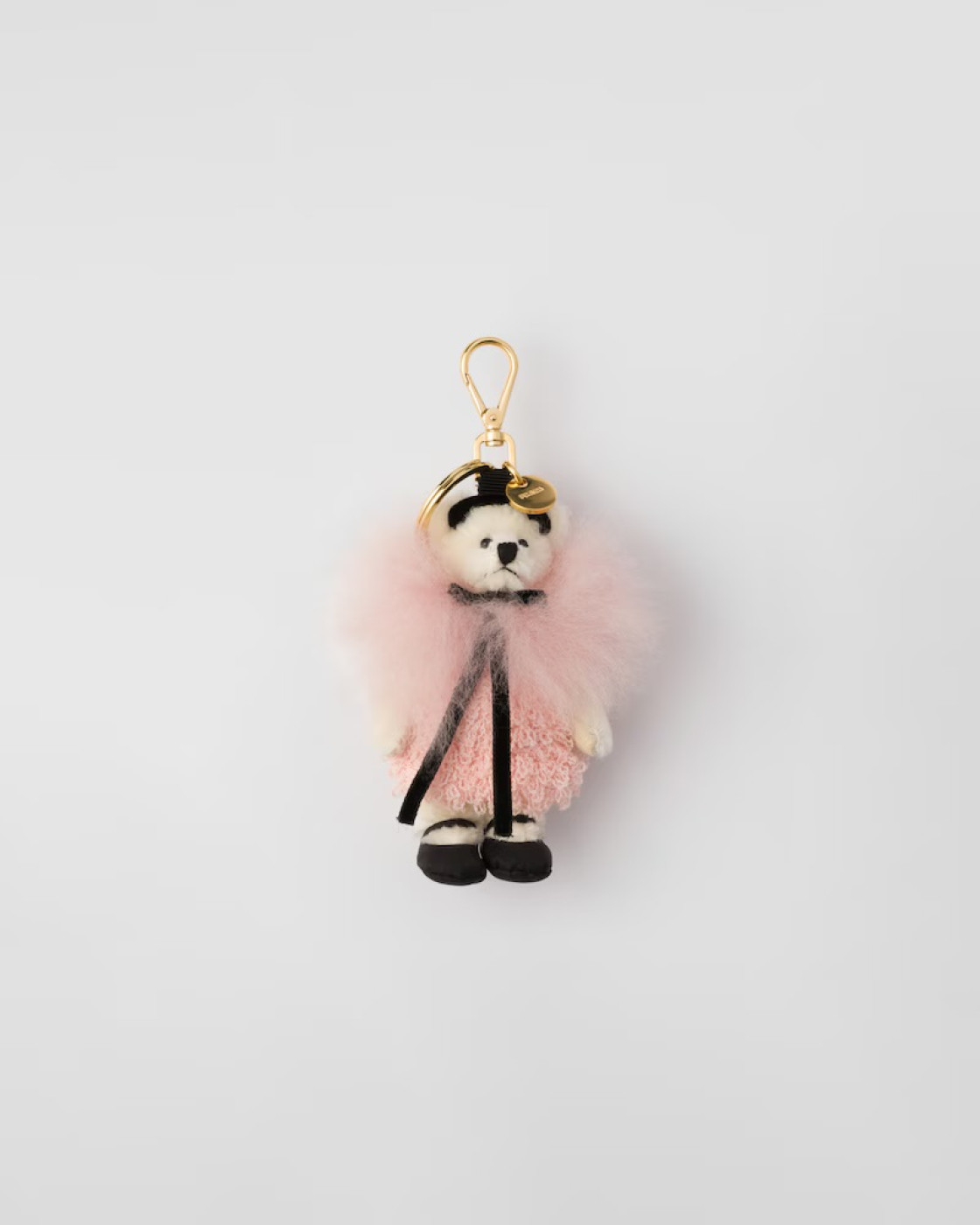 Teddy bear bag charm with metal ring € 580