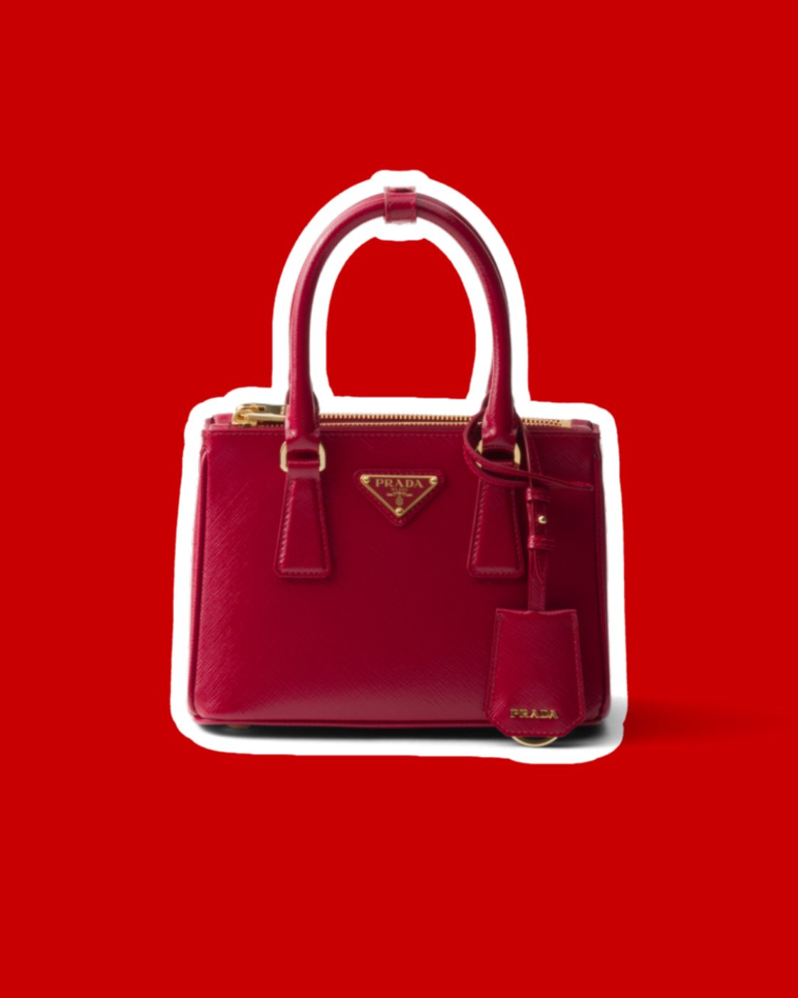 Prada Galleria patent Saffiano mini-bag 3300,00€