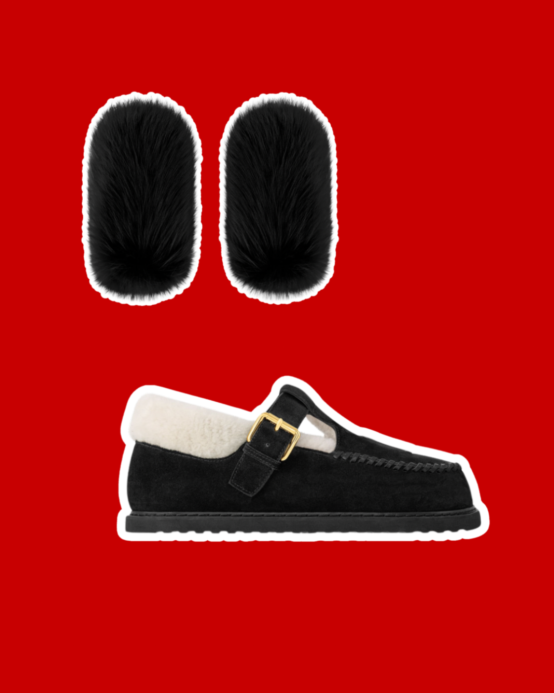Fur Mittens 2,242€; Colorado Comfort Mary Jane 1,277€