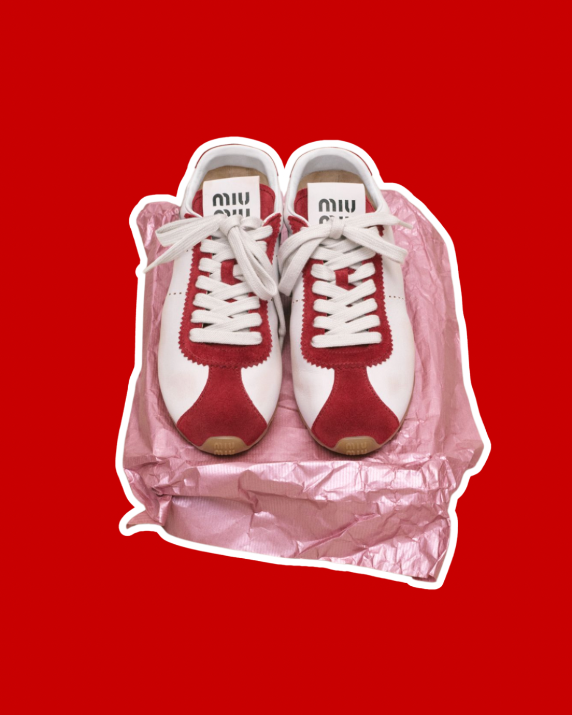 Plume nappa leather and suede sneakers  KWD 280 price upon request