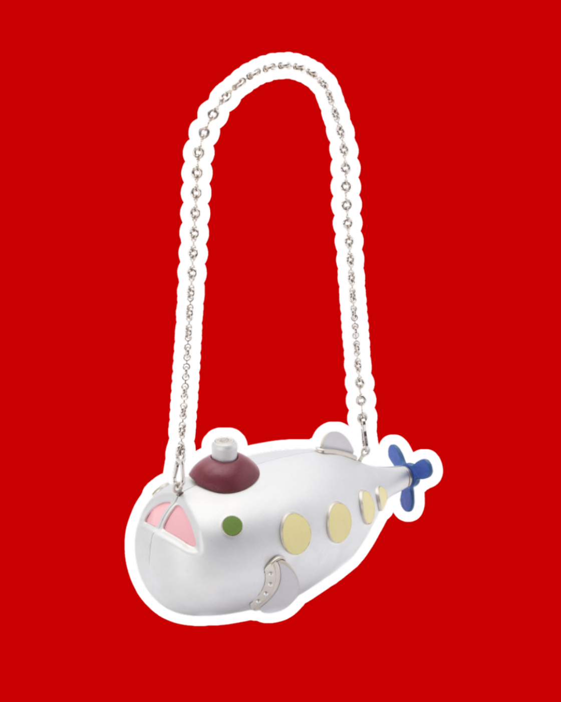 Submarine bag in metal and nappa Multicolor 11,000€