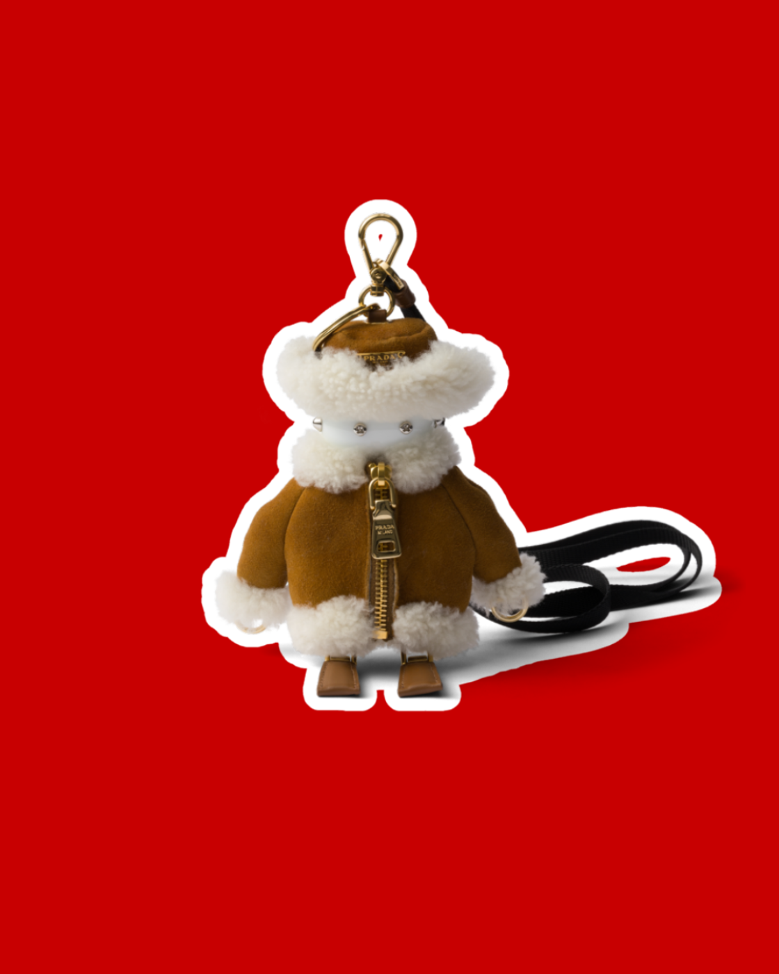Soft Robot shearling bag charm 980,00€