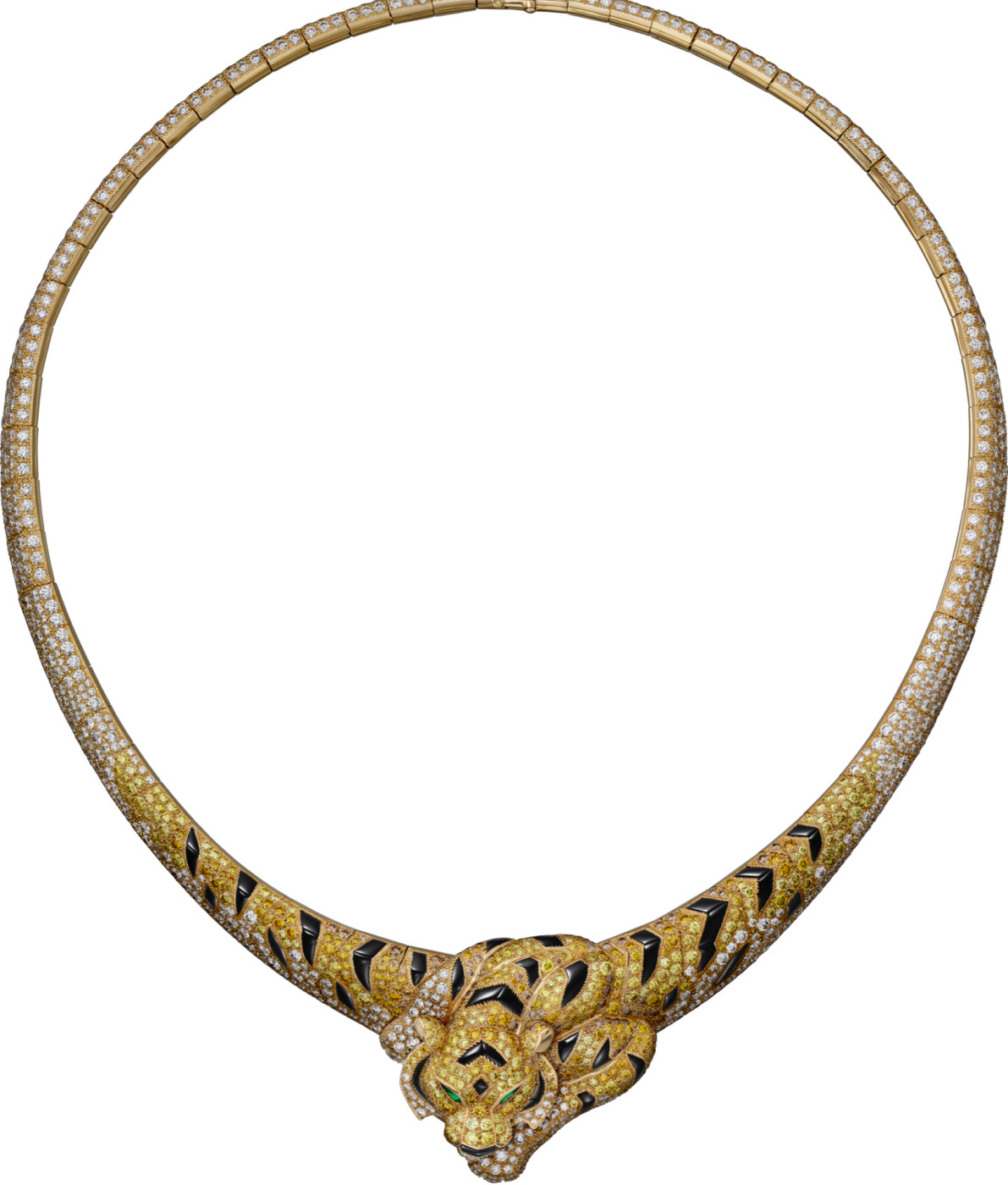 YELLOW GOLD FAUNA AND FLORA NECKLACE Price upon request