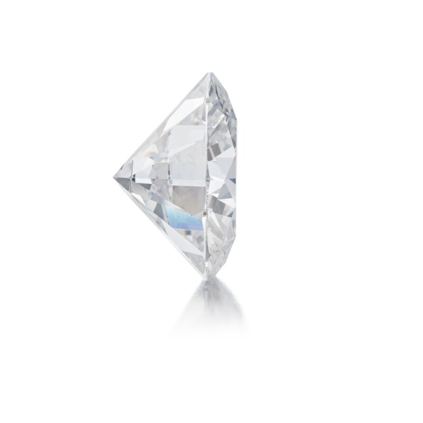 102.60-carat round diamond, D color