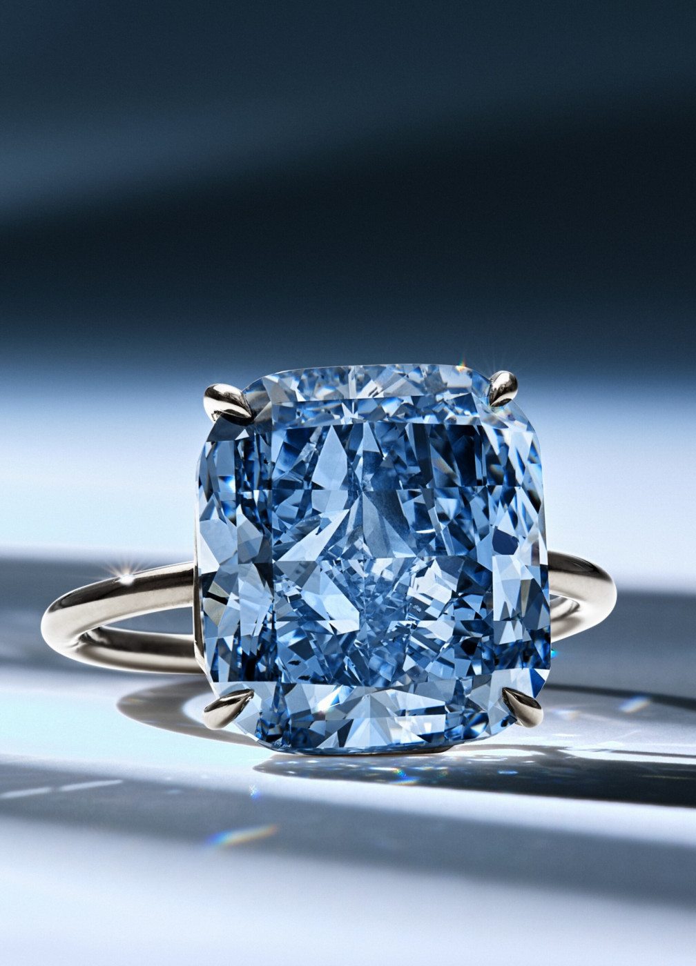Mediterranean Blue Diamond - Estimate Around 20 Million USD - to be Sold in Sotheby's High Jewelry
