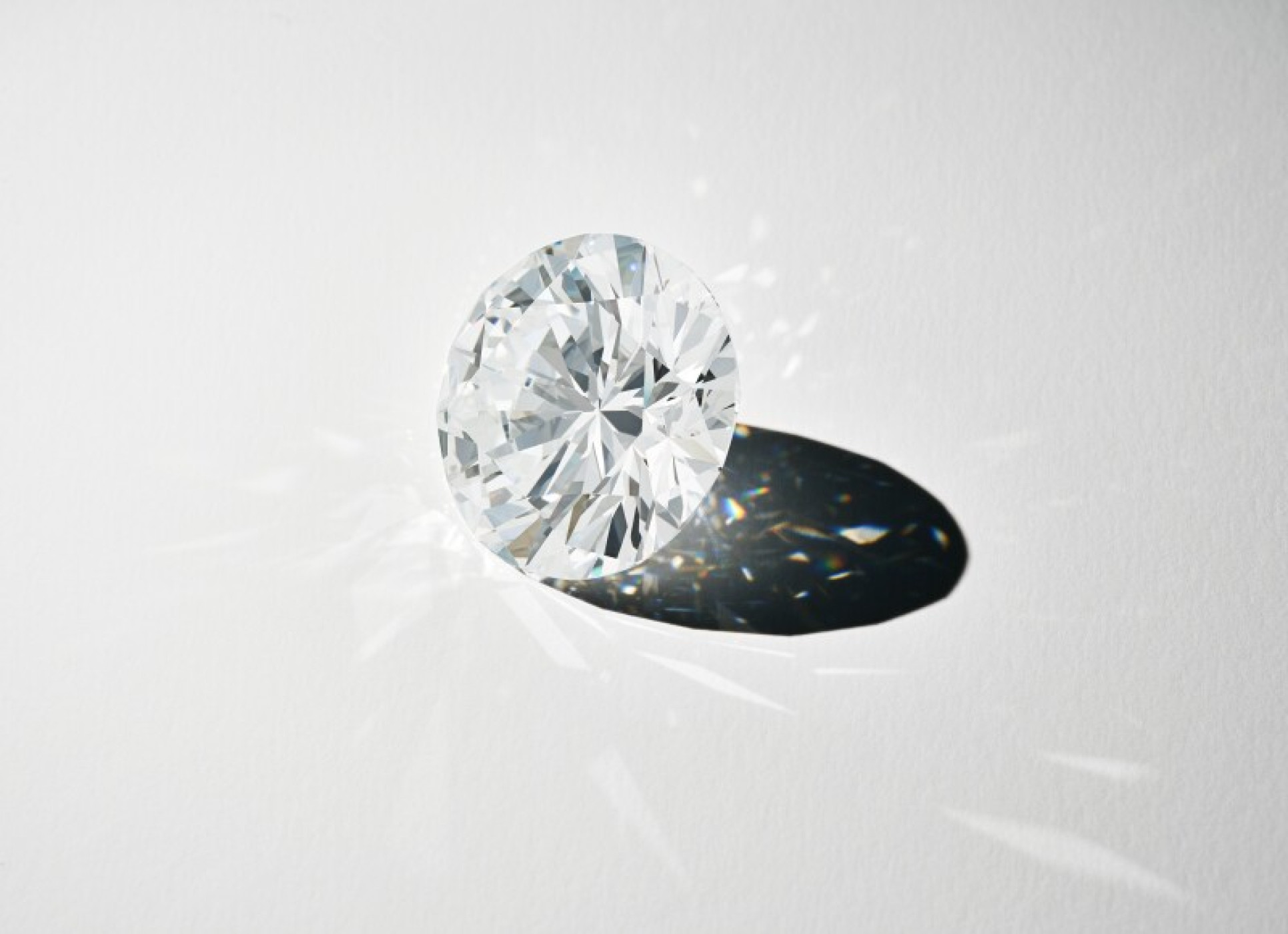 102.60-carat round diamond, D color