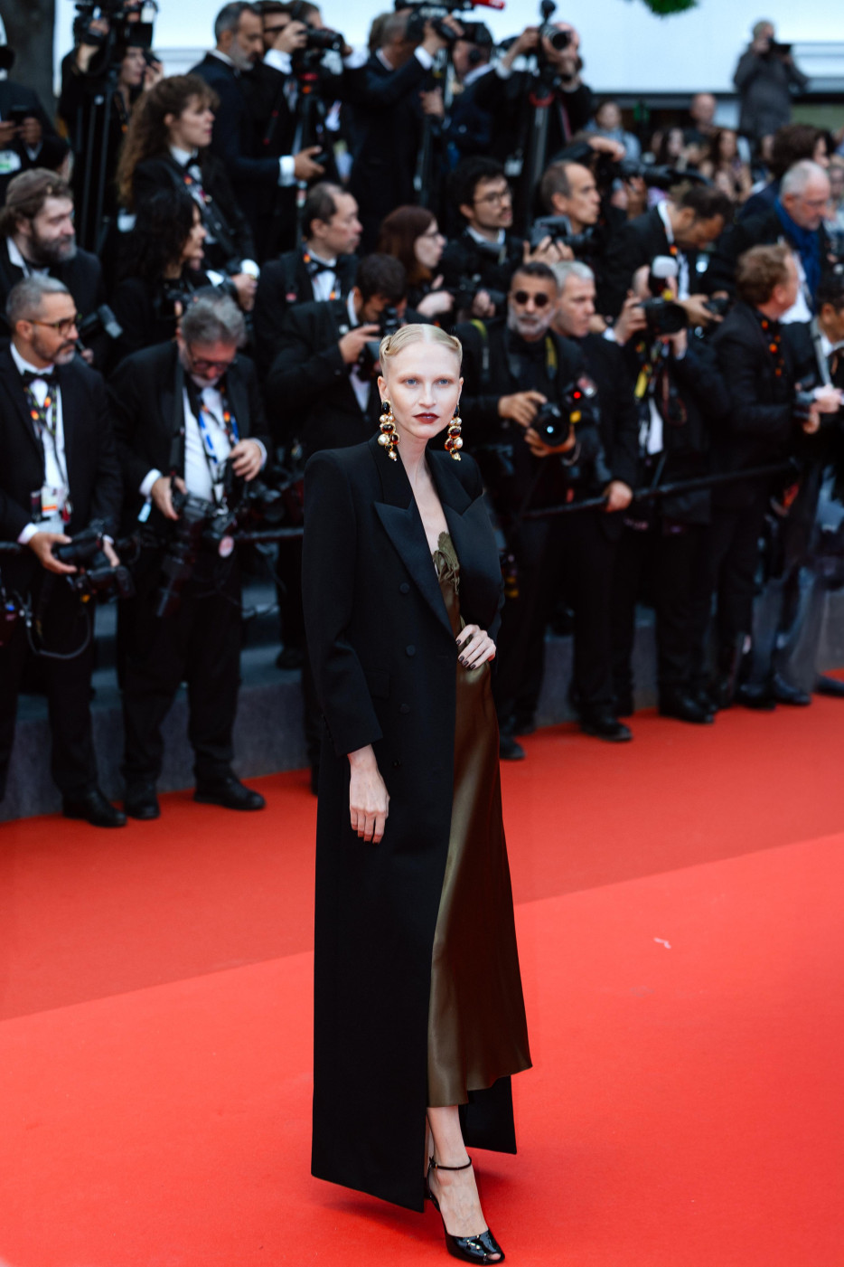 yulia harfouch wearing Saint Laurent Photo by Roman Gorbun