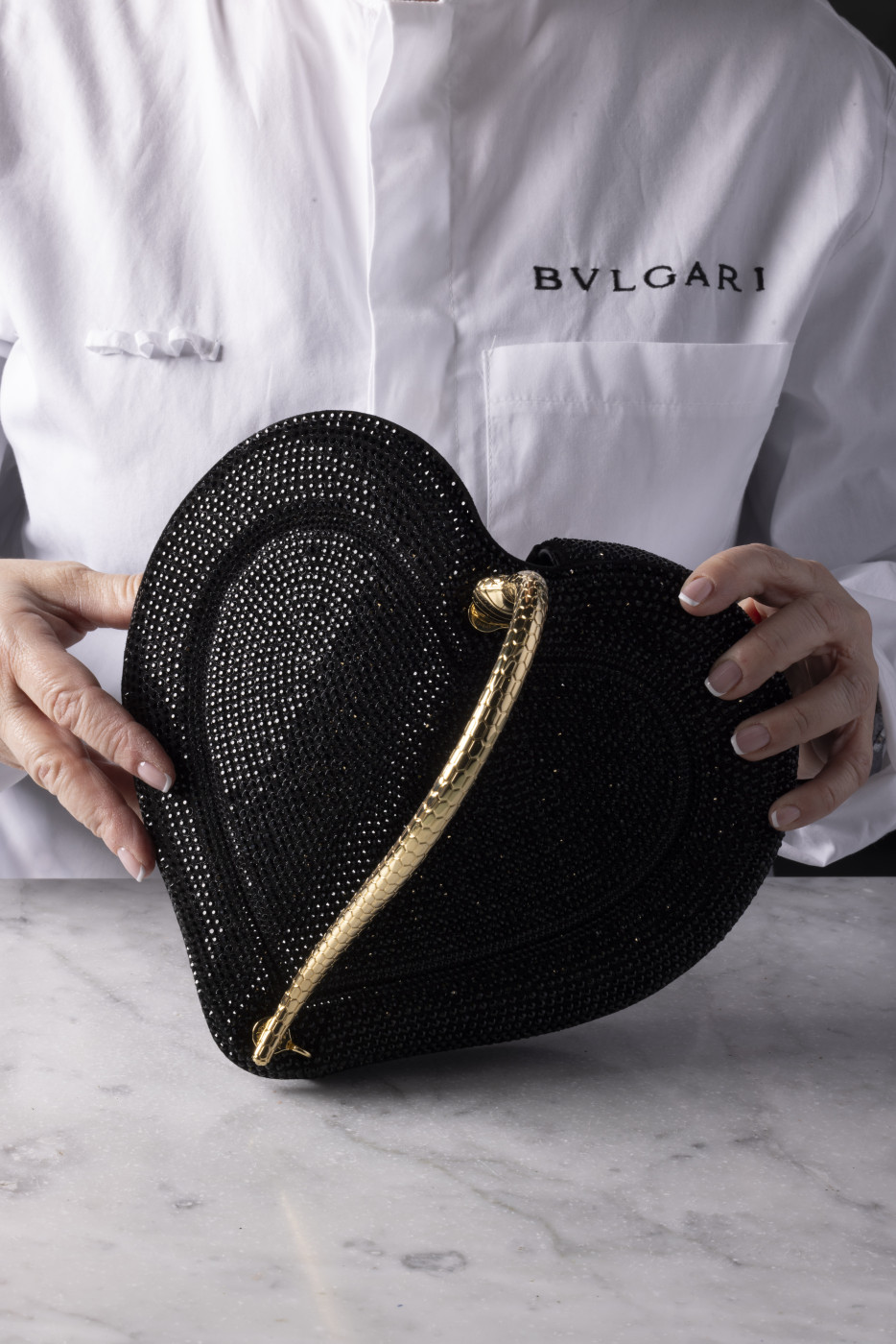 SERPENTI CUORE 1968 crystals TOP HANDLE €5,900.00