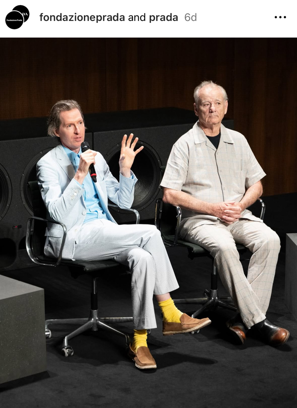 Wes Anderson and Bill Murray