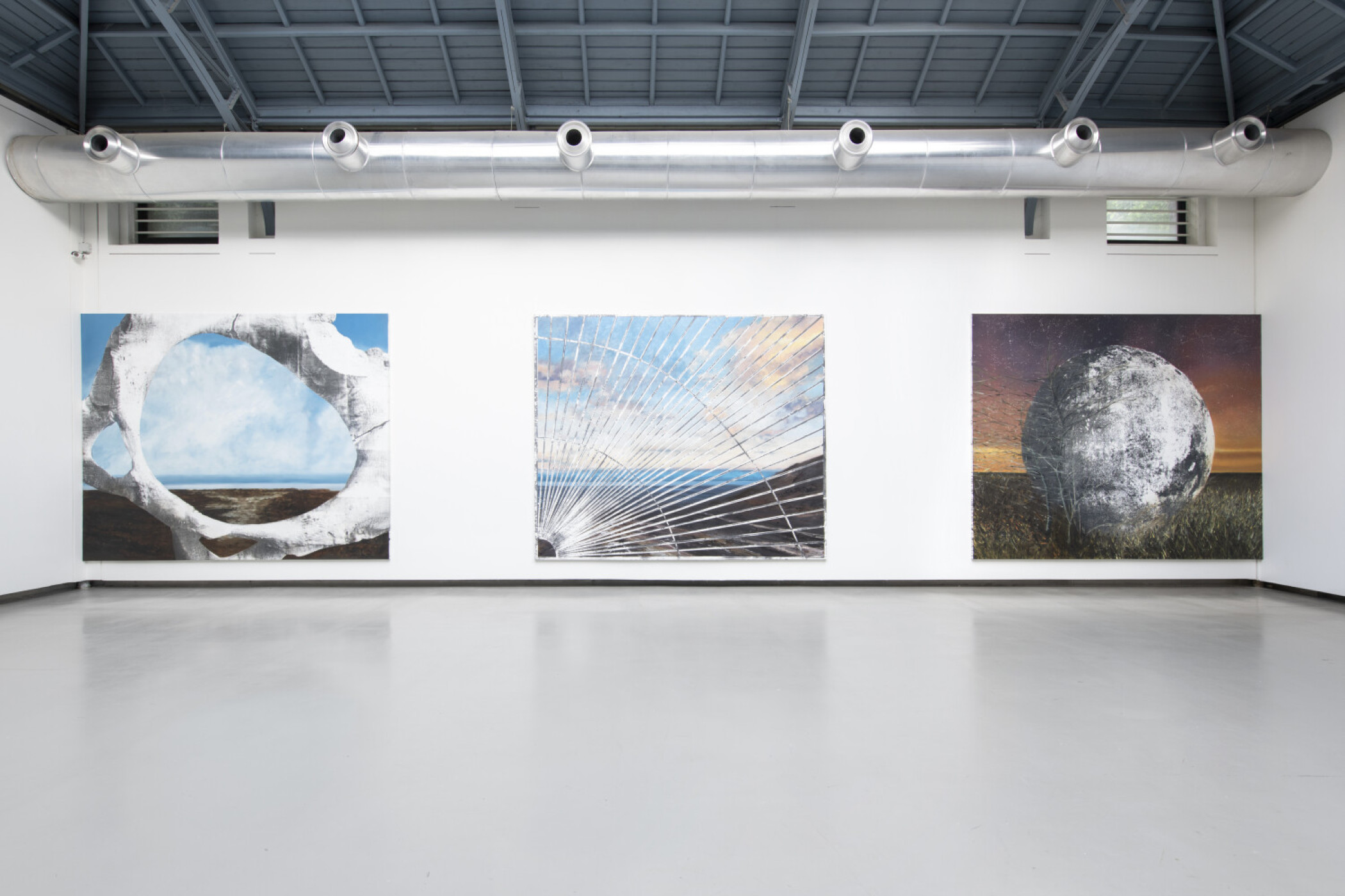 Vue de l'exposition d'Eva Nielsen « Aster », La Verrière 2025 © Adagp, Paris, 2025 © Isabelle Arthuis / Fondation d'entreprise Hermès