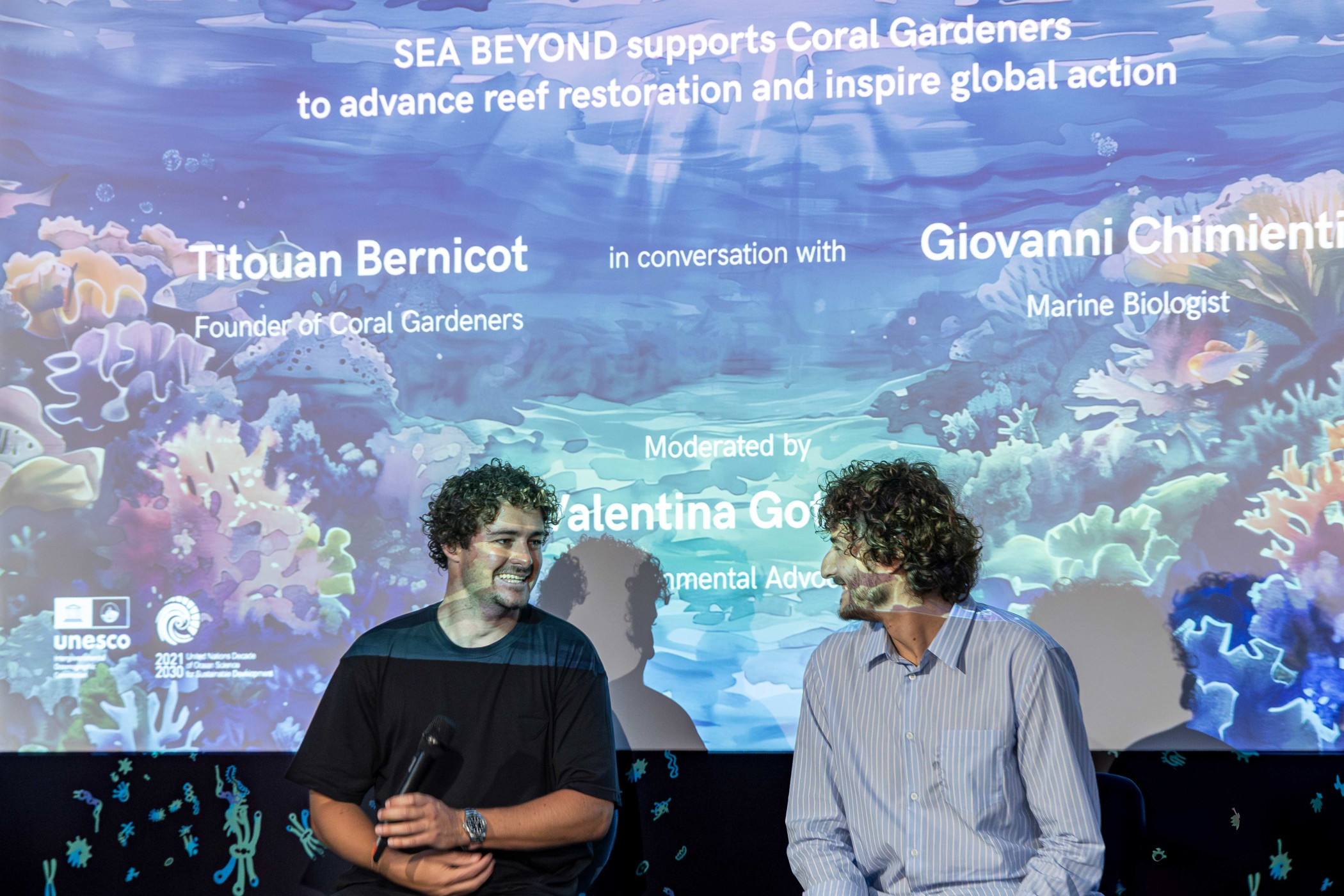 SEA BEYOND Coral Gardeners press conference