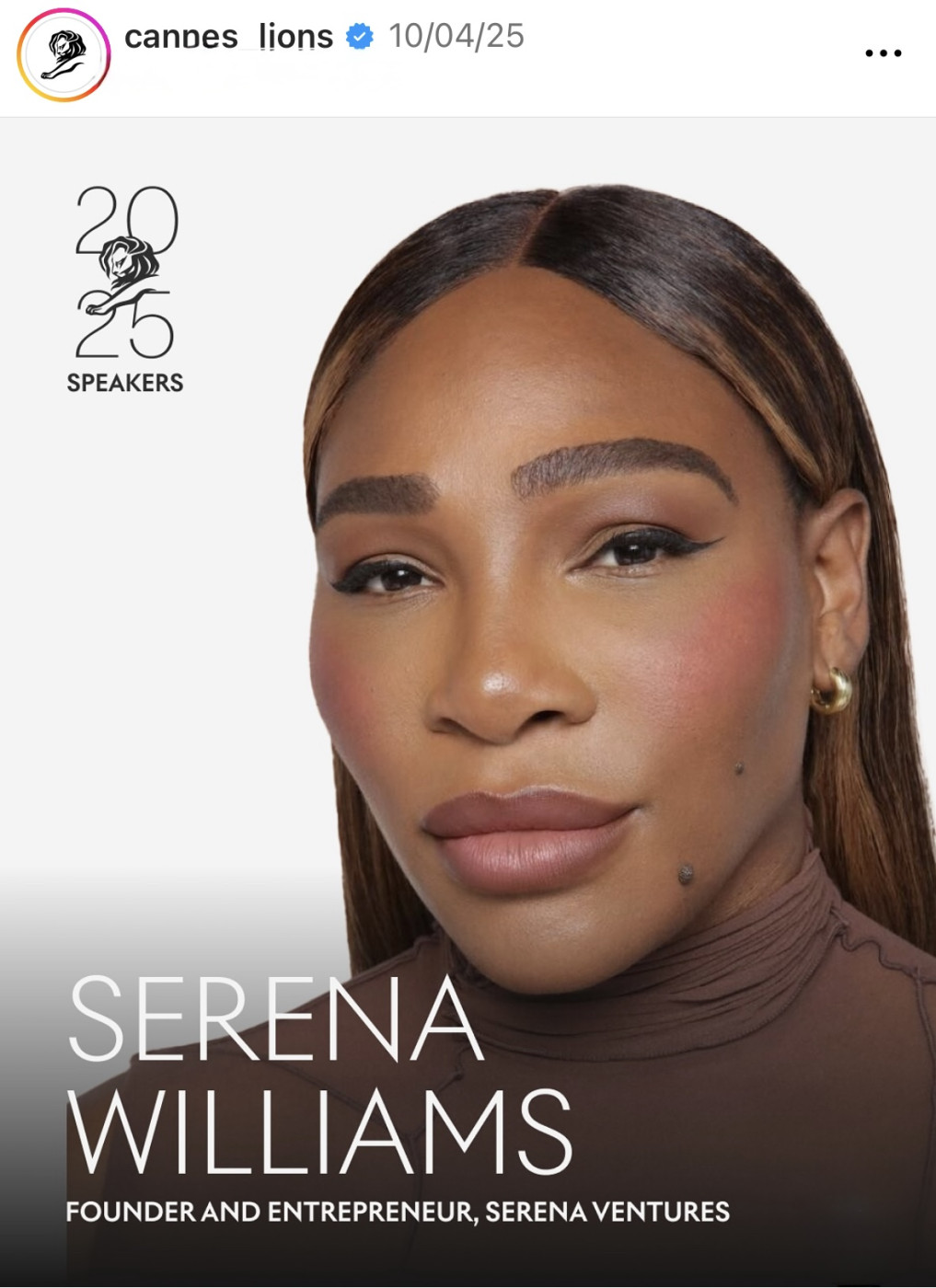 Serena Williams Founder and Entrepreneur SERENA VENTURES
