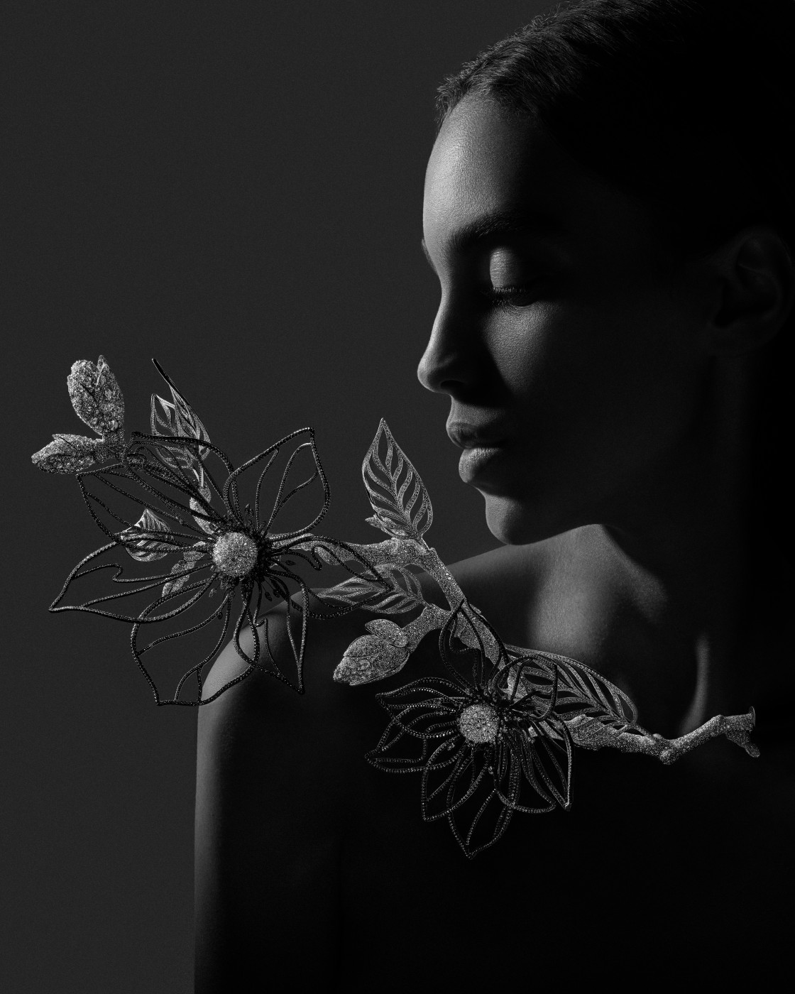 BOUCHERON Impermanence Magnolia necklace, Composition N°2