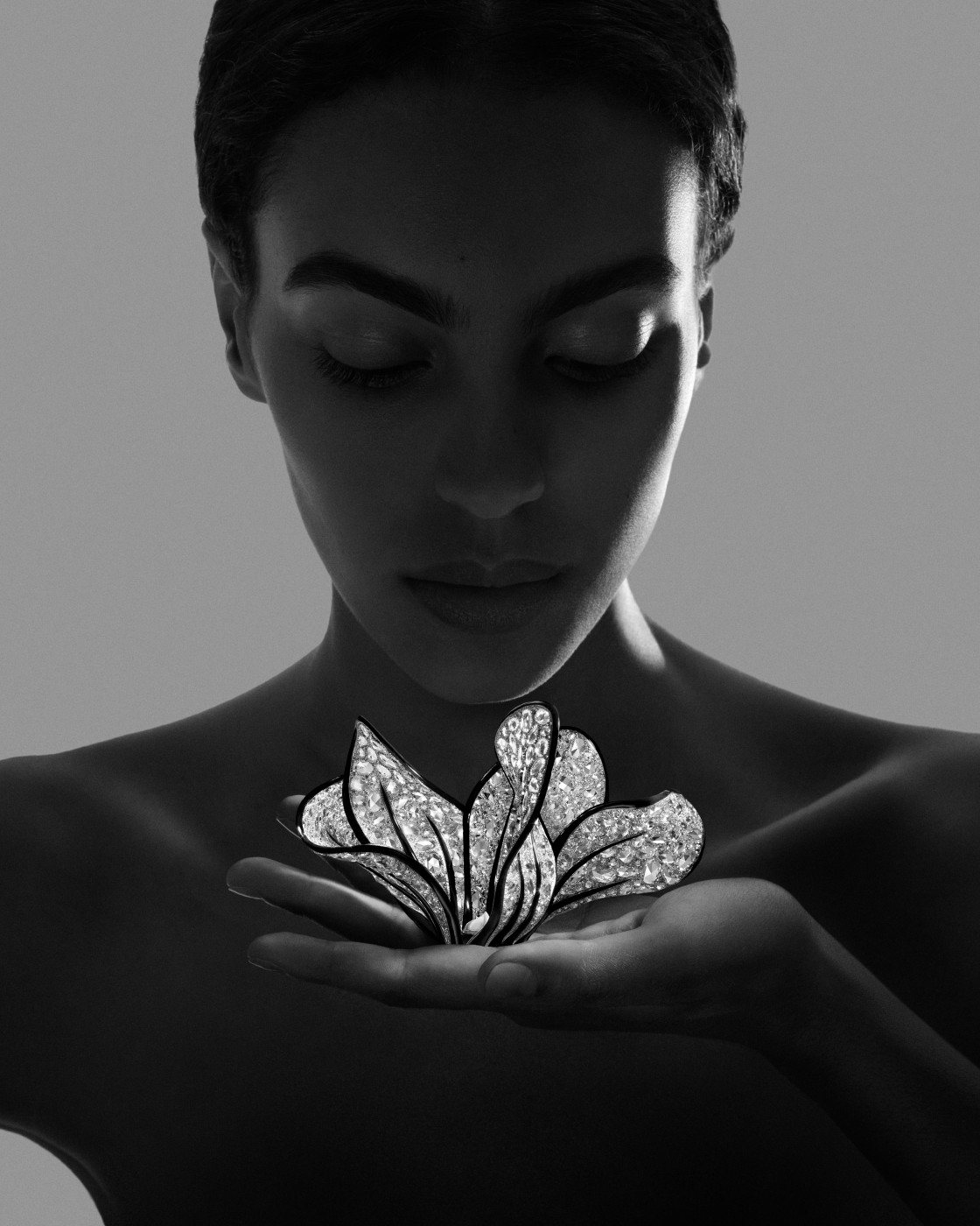 BOUCHERON Impermanence Cyclamen brooch, Composition N°4