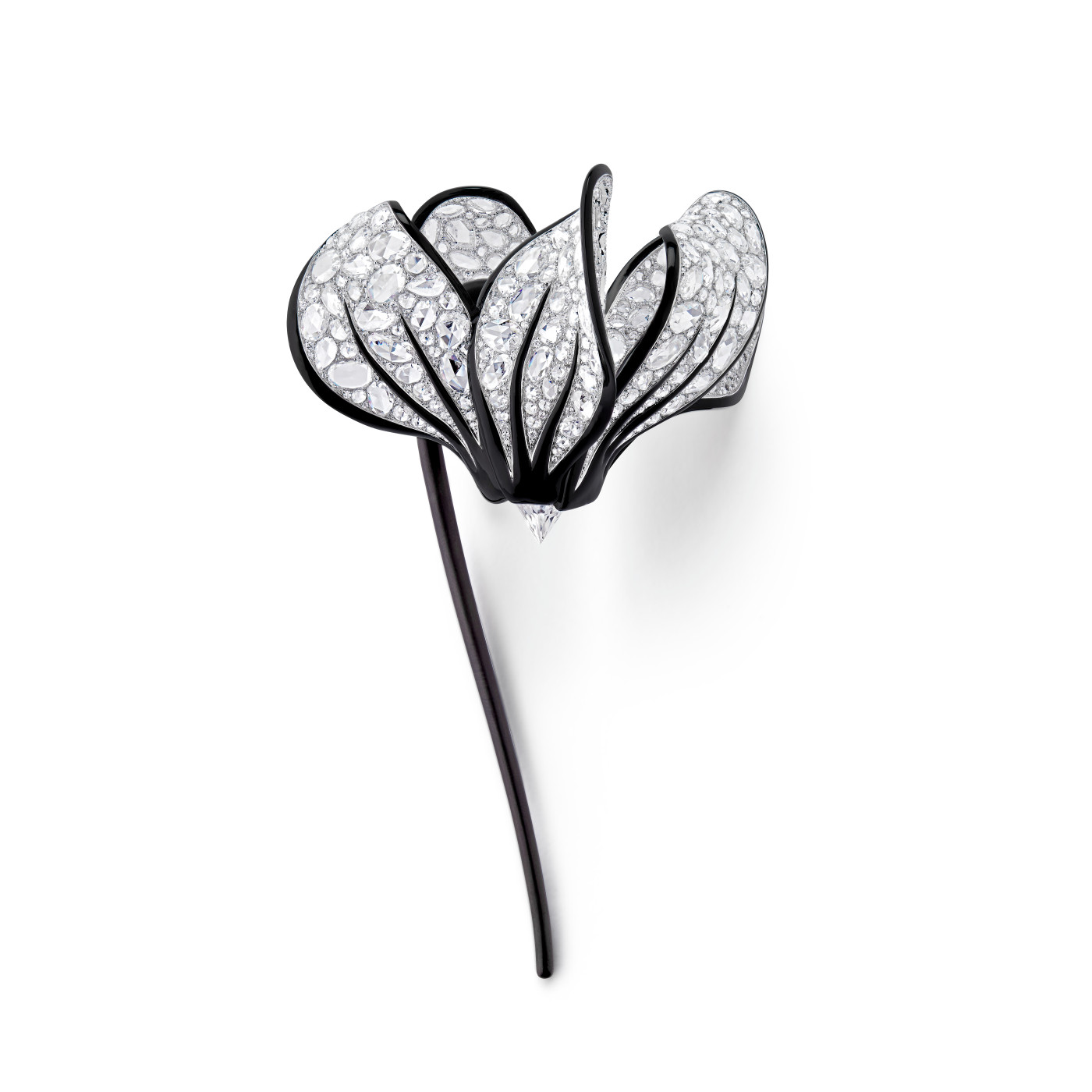 BOUCHERON Cyclamen brooch, Composition N°4 price upon request