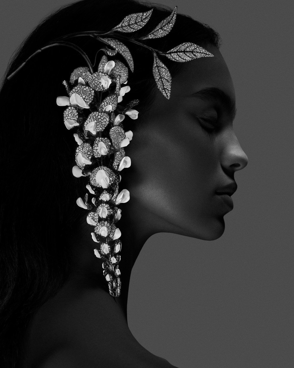 BOUCHERON Impermanence Wisteria brooch, Composition N°3