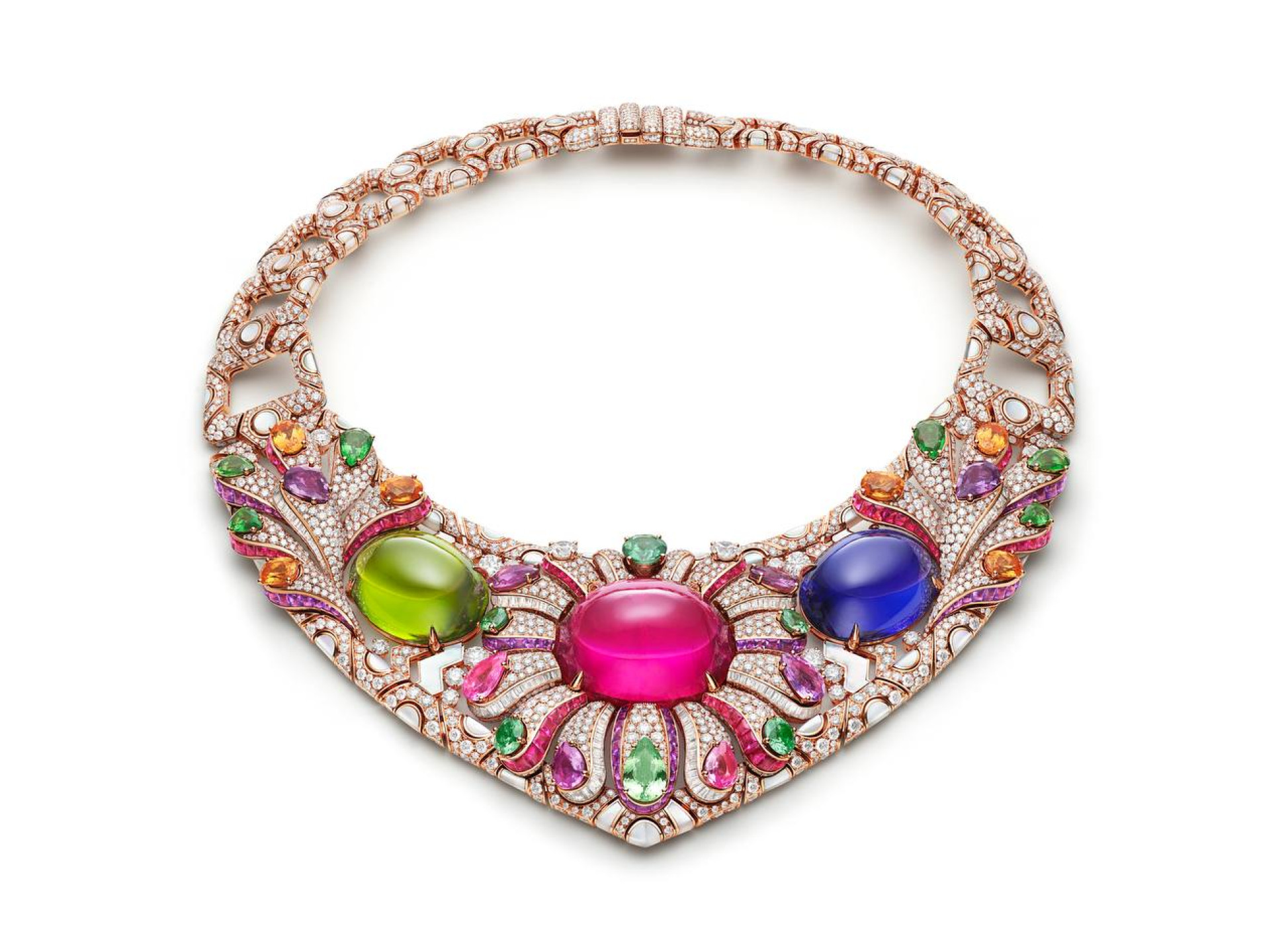 POLYCHROMATIC BLOOM NECKLACE PRICE UPON REQUEST