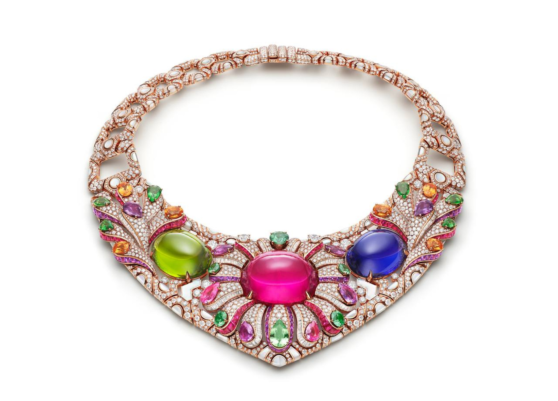 POLYCHROMATIC BLOOM NECKLACE