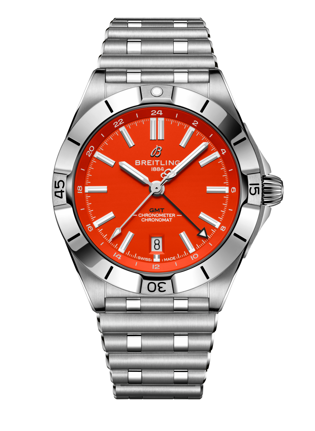 NEW Breitling Chronomat Automatic GMT 40 NFL Team Edition - Cincinnati Bengals