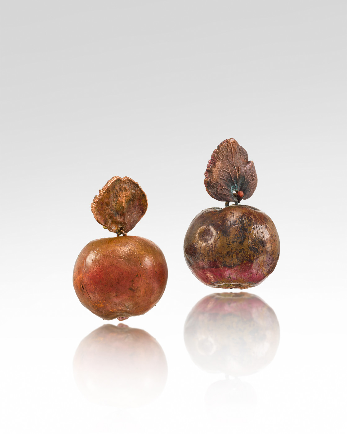 Lot 291, Claude Lalanne, Pair of Unique Pomme Earings, est. £3000 - 5000