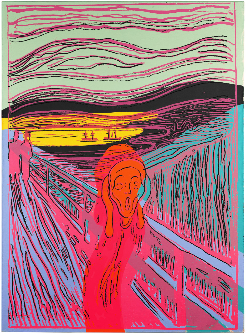Lot 11, Andy Warhol, The Scream (After Munch), est. £2-3 million