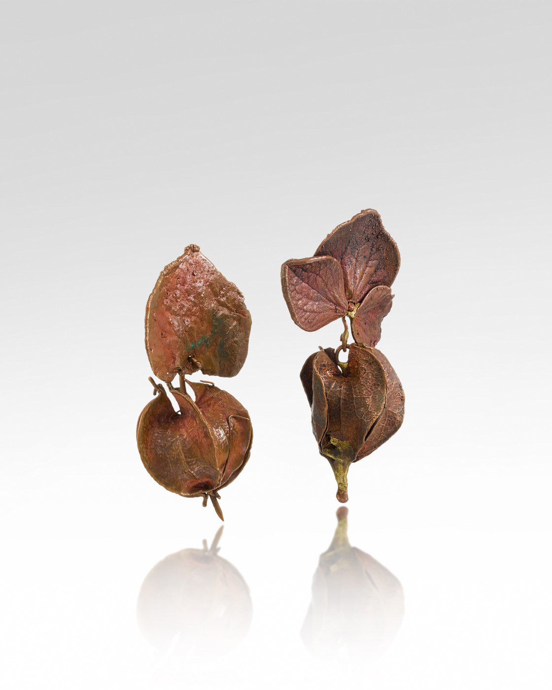 Lot 293, Claude Lalanne, Pair of Unique Physalis Earrings, est. £2500 - 3500