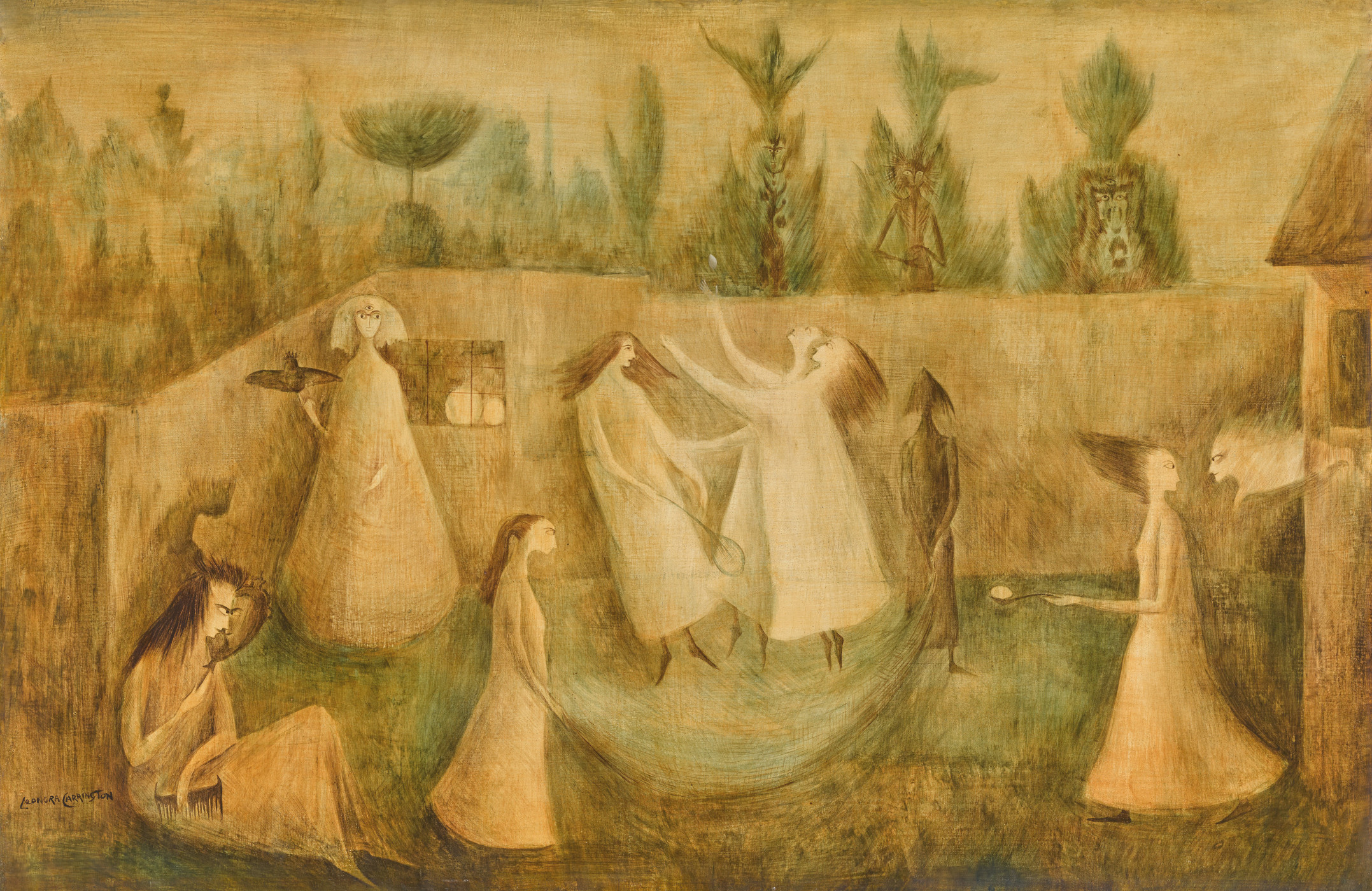 Lot 31, Leonora Carrington, The Hour of Angelus, est. £600,000-800,000