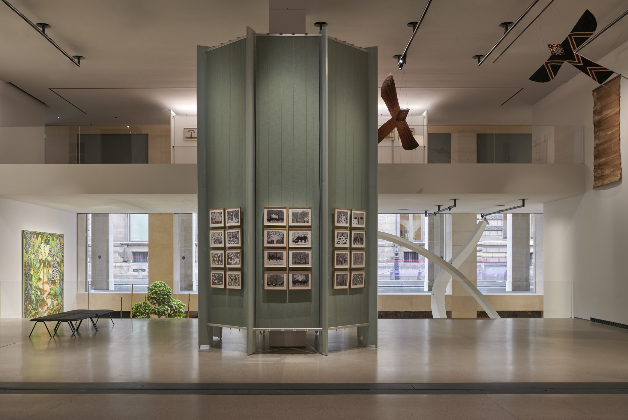 View from platform 3 Bruno Novelli Luiz Zerbini_Chaco artists_Nikau Hindin Junya Ishigami By Marc Domage