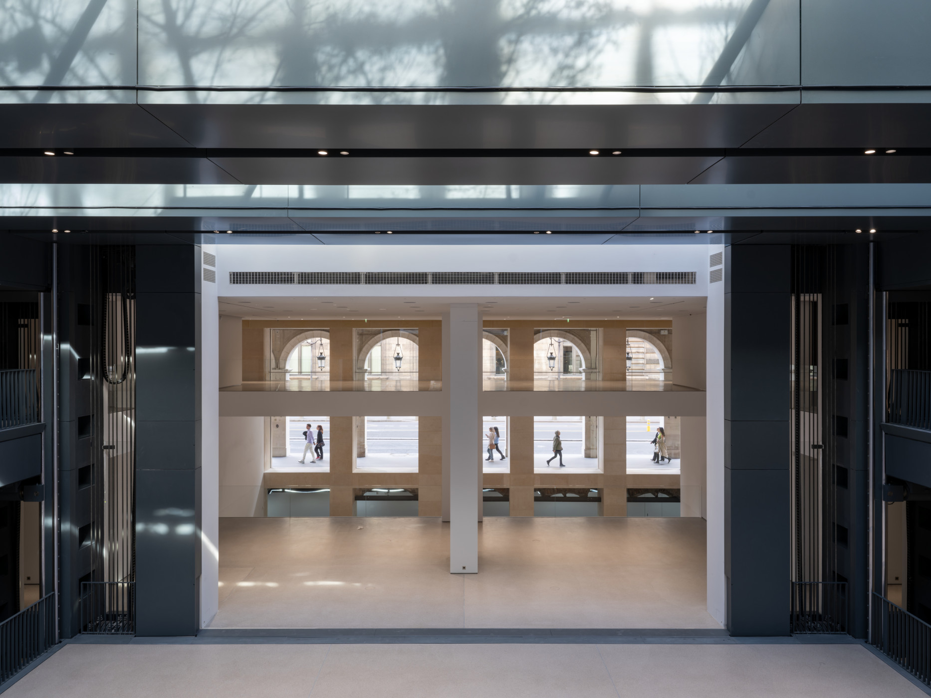 La Fondation Cartier pour l’art contemporain, 2 place du Palais-Royal, Paris. © Jean Nouvel / ADAGP, Paris, 2025. Photo © Martin Argyroglo