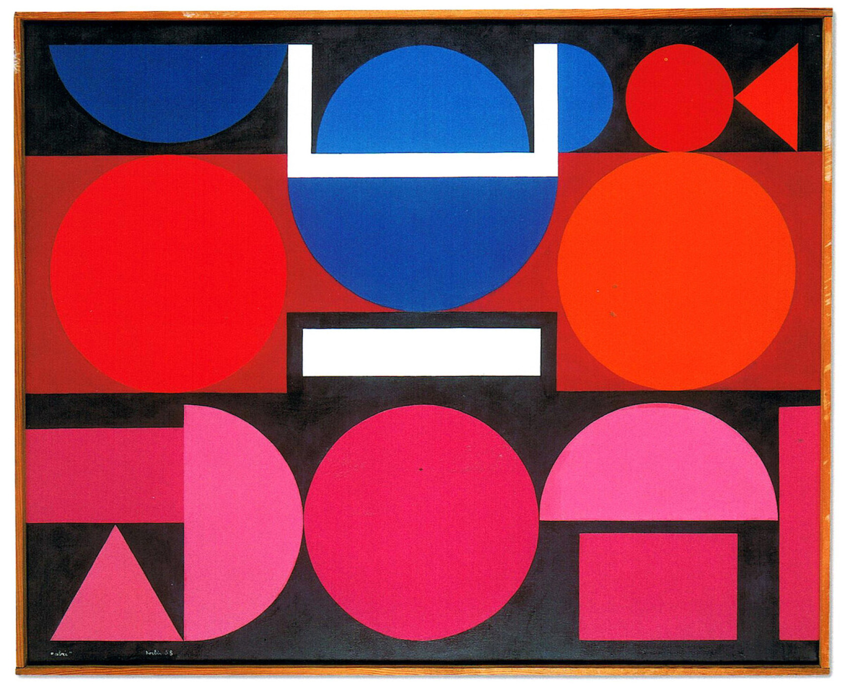 Auguste Herbin Abri, 1958, Galerie Lahumière