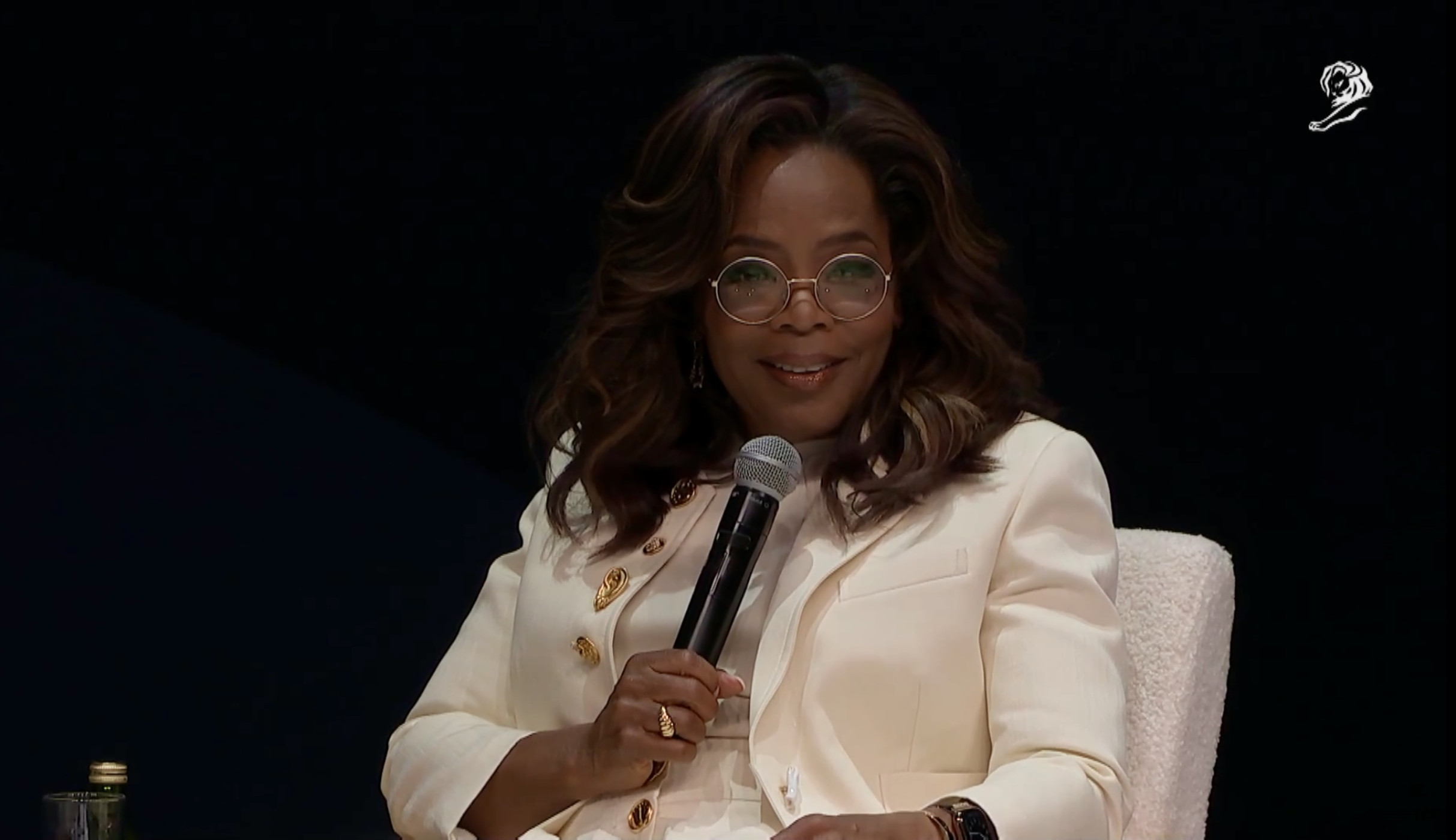 Oprah Winfrey, Global media leader with Phil Thomas, Cannes Lions, Chairman