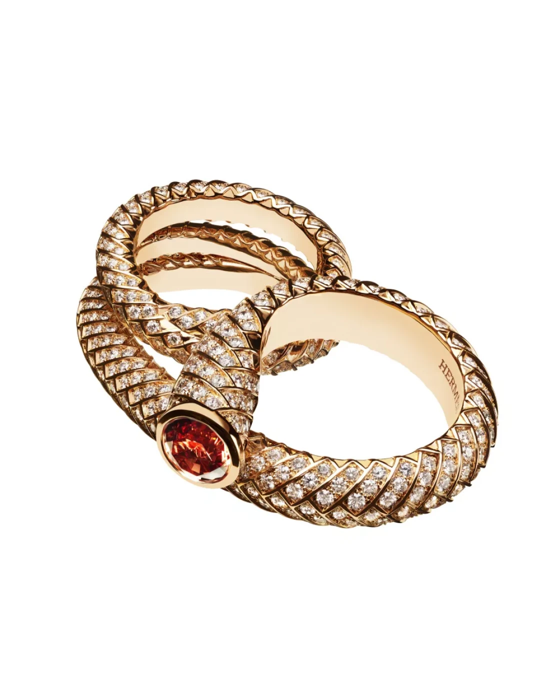 Hermès Fouet Double Tour Double Ring © Guido Mocafico