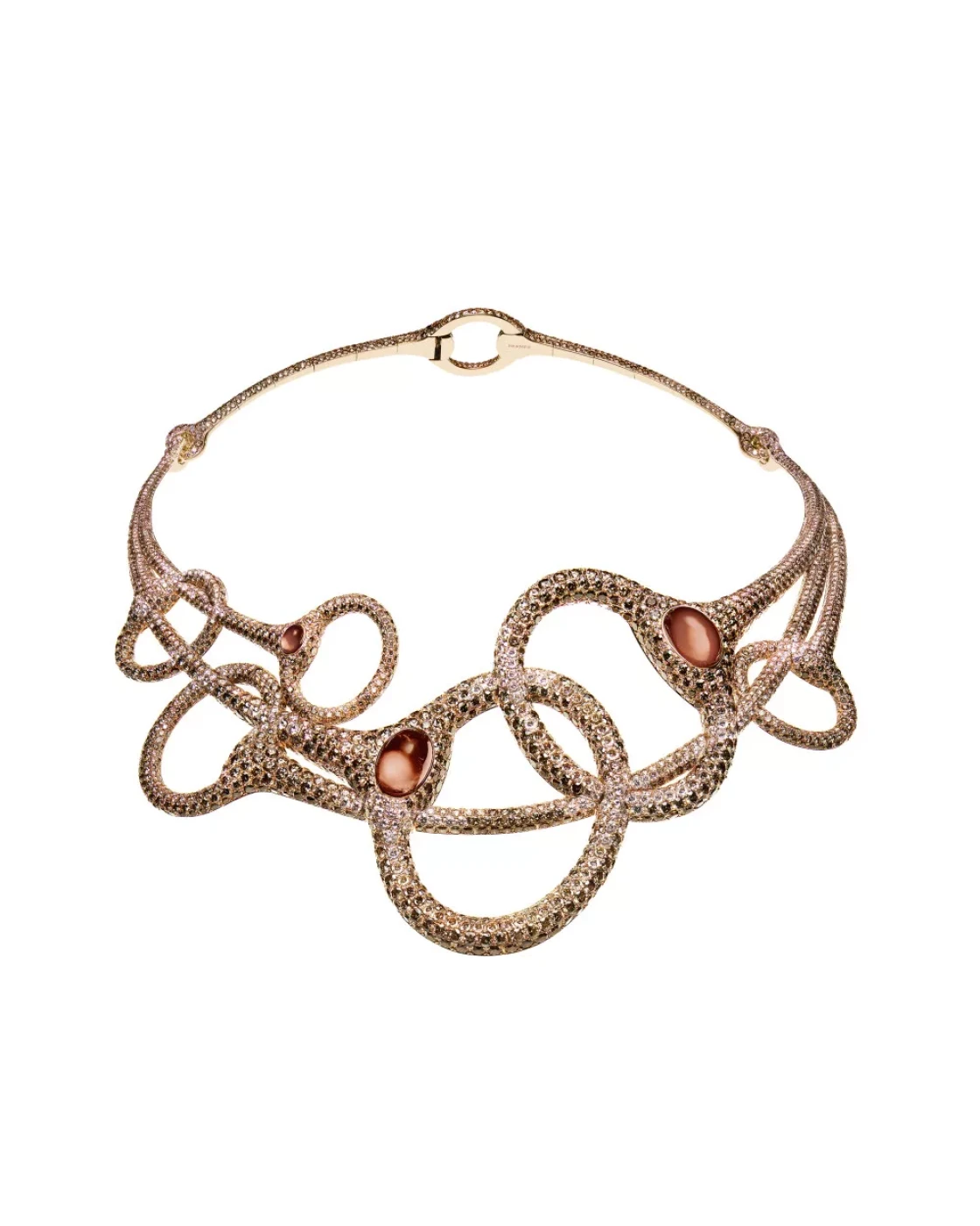 Hermès Étreintes Necklace © Guido Mocafico