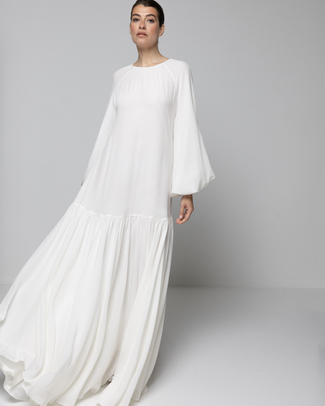 IACUBENCO Look 1 Angèle silk dress