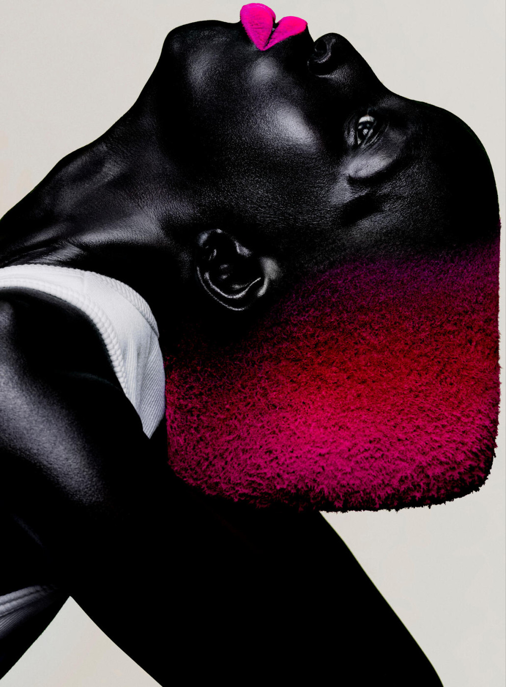 Rafael Pavarotti — Nyaueth Riam for Bottega Veneta by Matthieu Blazy British Vogue, September 2022 © Rafael Pavarotti
