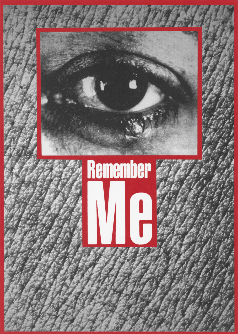 Barbara Kruger, Untitled (Remember me), 1988/2020, single-channel video on LED screen, sound, 23 sec, 350.1 × 250.1 cm. Courtesy of the artist and Sprüth Magers. Pinault Collection.