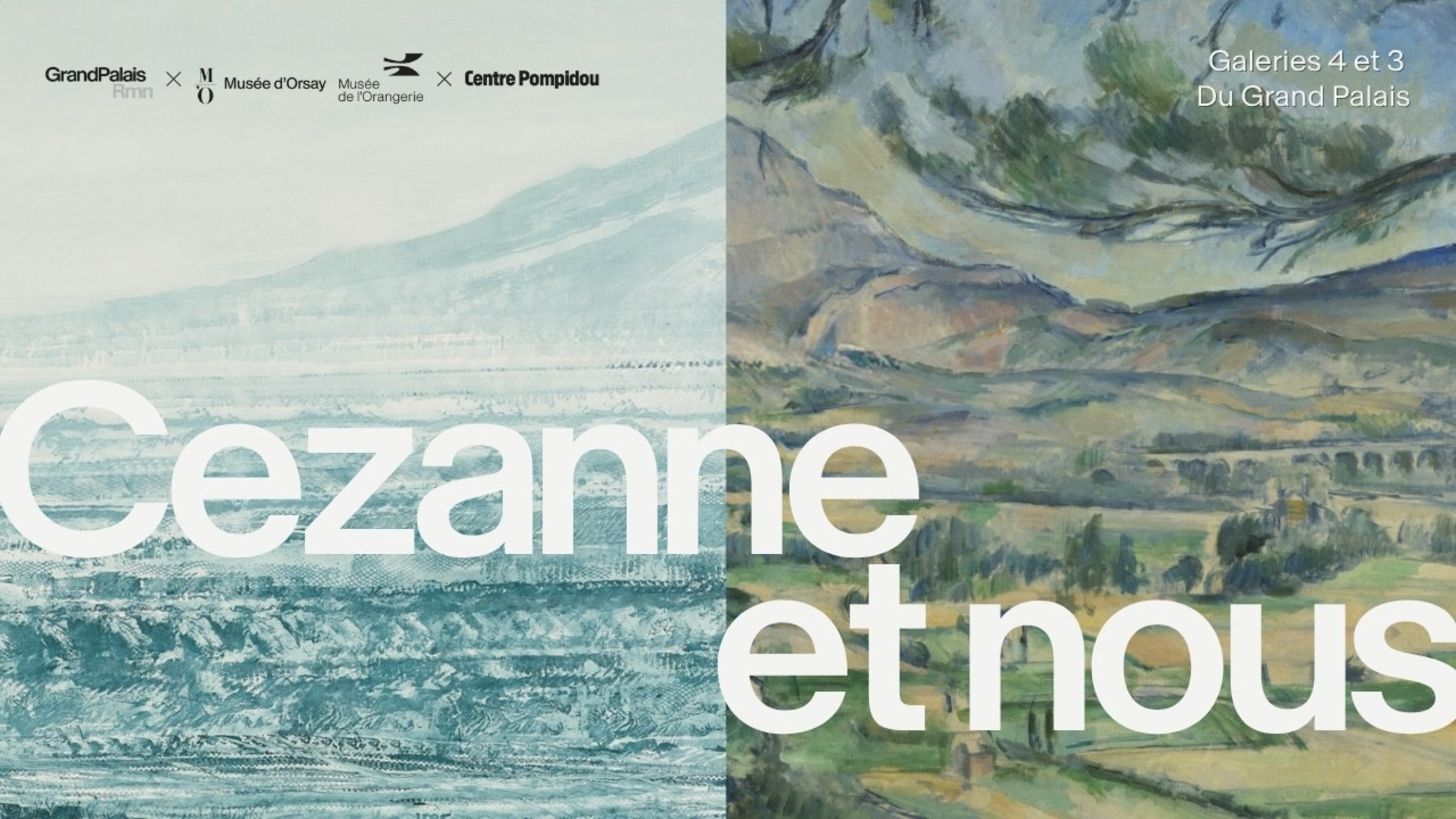 Cézanne et nous, official exhibition press dossier cover, Grand Palais, Paris.  Courtesy: GrandPalaisRmn