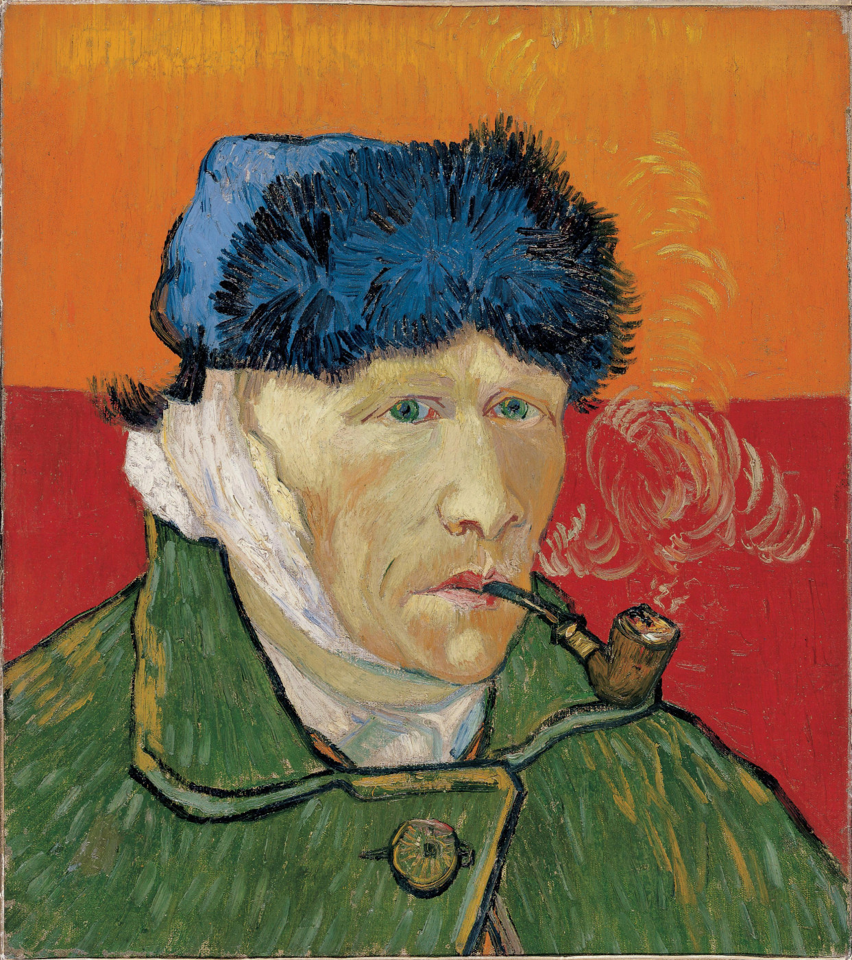 Vincent van Gogh, Self-Portrait With Bandaged Ear, January 1889