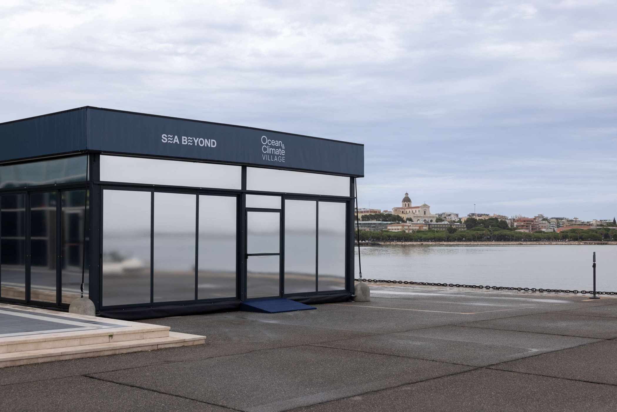 SEA BEYOND Ocean&Climate Village Luna Rossa Base - Courtesy of Prada Group.