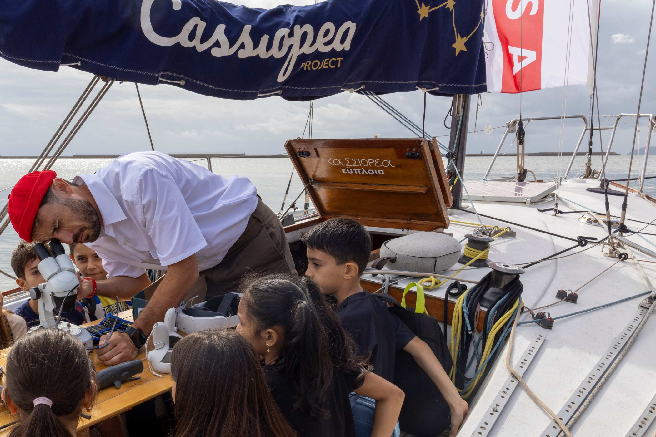 SEA BEYOND Ocean&Climate Village Luna Rossa Base - Courtesy of Prada Group.